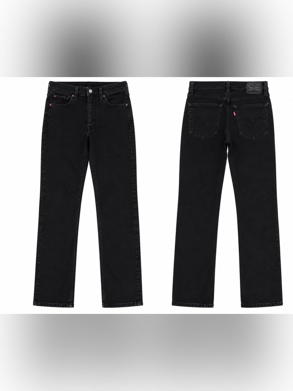 Levi's Women's Black Straight Leg Jeans